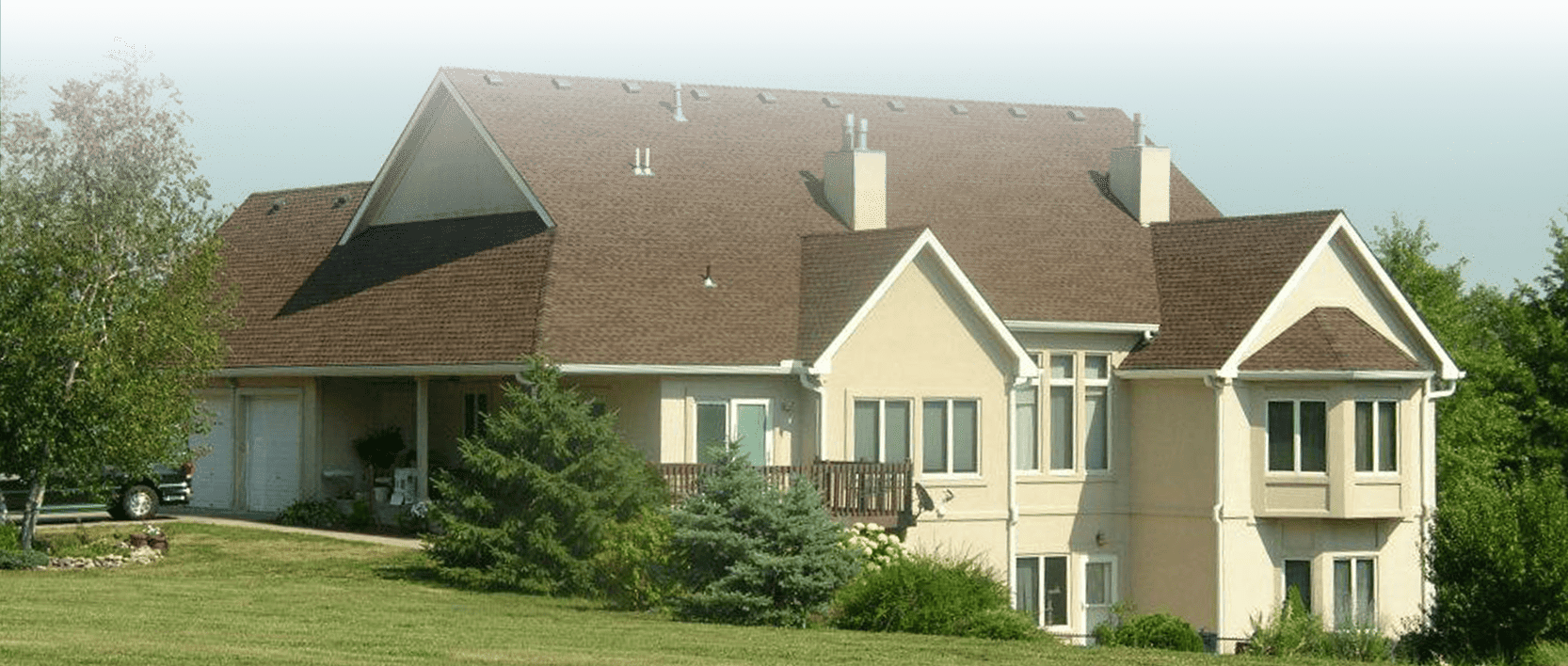 image of a home that used Artisan Roofing and Guttering 